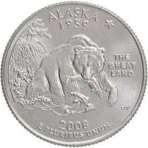 2008 Alaska Quarter