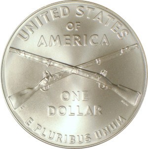 2012 Infantry Soldier Silver Dollar Reverse