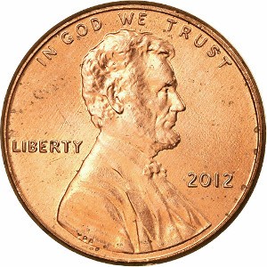 Last year mint made pennies. gold inlay 2012 1¢ pure silver proof coin