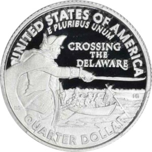 2021 Washington Crossing the Delaware Quarter