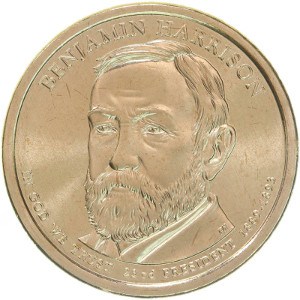 Benjamin Harrison Dollar Coin