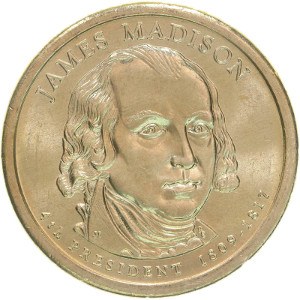 James Madison Dollar Coin