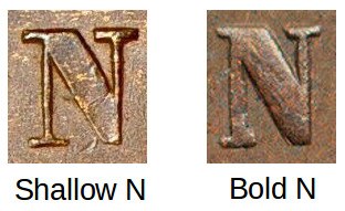 Shallow N vs Bold N