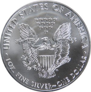 Silver Eagle Type 1 Reverse