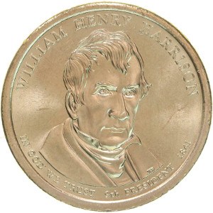 William Henry Harrison 2009 P Presidential Dollar Coin uncirculated Philadelphia 
